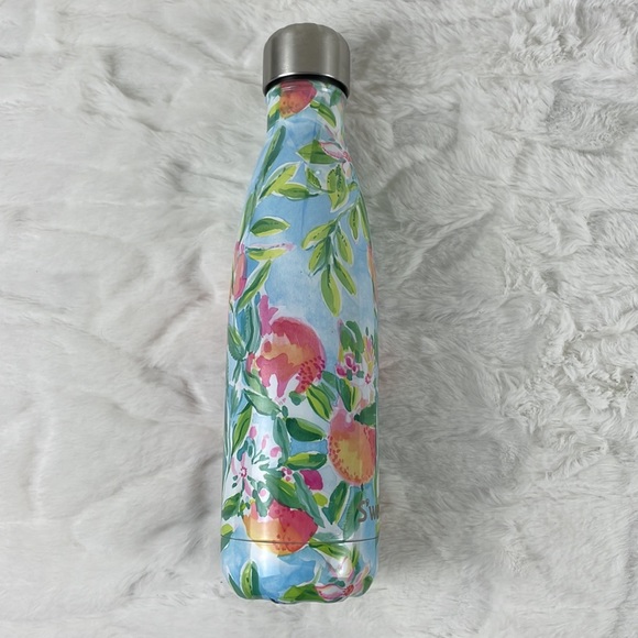Lilly Pulitzer Starbucks 2015 Peaches S'well Bottle 17 Oz - Picture 2 of 9